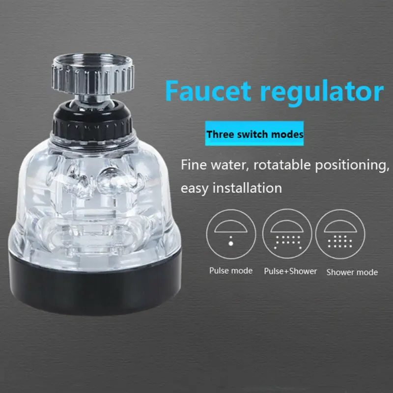 Home Rotatable Faucet Aerator Water Saving Device Water Bubbler Swivel Head Faucet Water Saving Devices