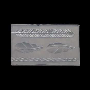 

3Pcs DIY Rose Floral Leaves Bar Hairpin Slilcone UV Resin Mold Flower Feather Barrettes Resin Mold Jewelry Making Tools