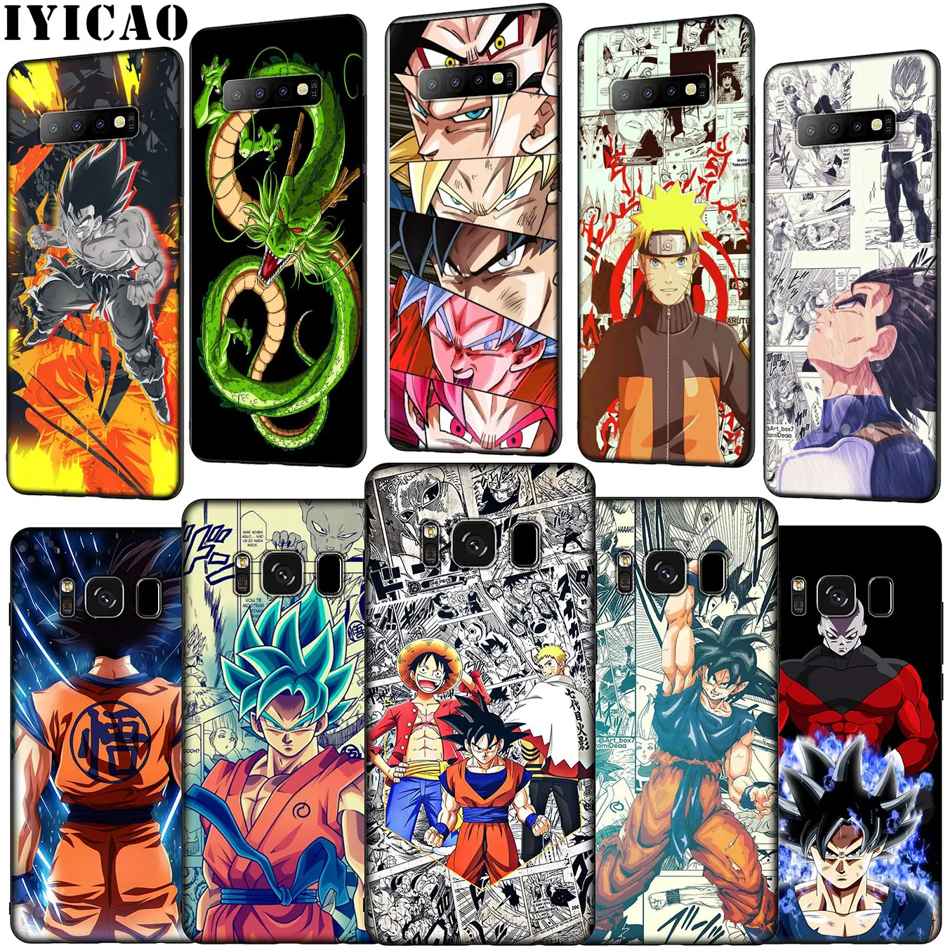 IYICAO аниме DRAGON BALL Z DBZ Goku мягкий чехол для телефона Samsung Galaxy S20 Ultra S10 Lite S9 S8 Plus S6 S7 Edge S10e