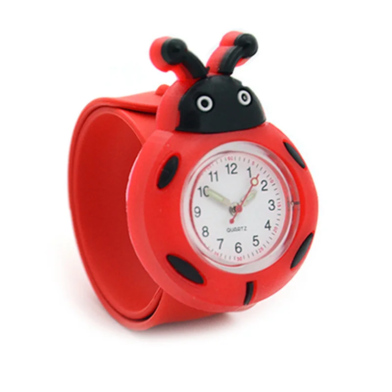 1pc Trendy Cartoon Kids Watches Animal 3D Dial Children Quartz-Watches Sport Rubber Strap Wristwatch