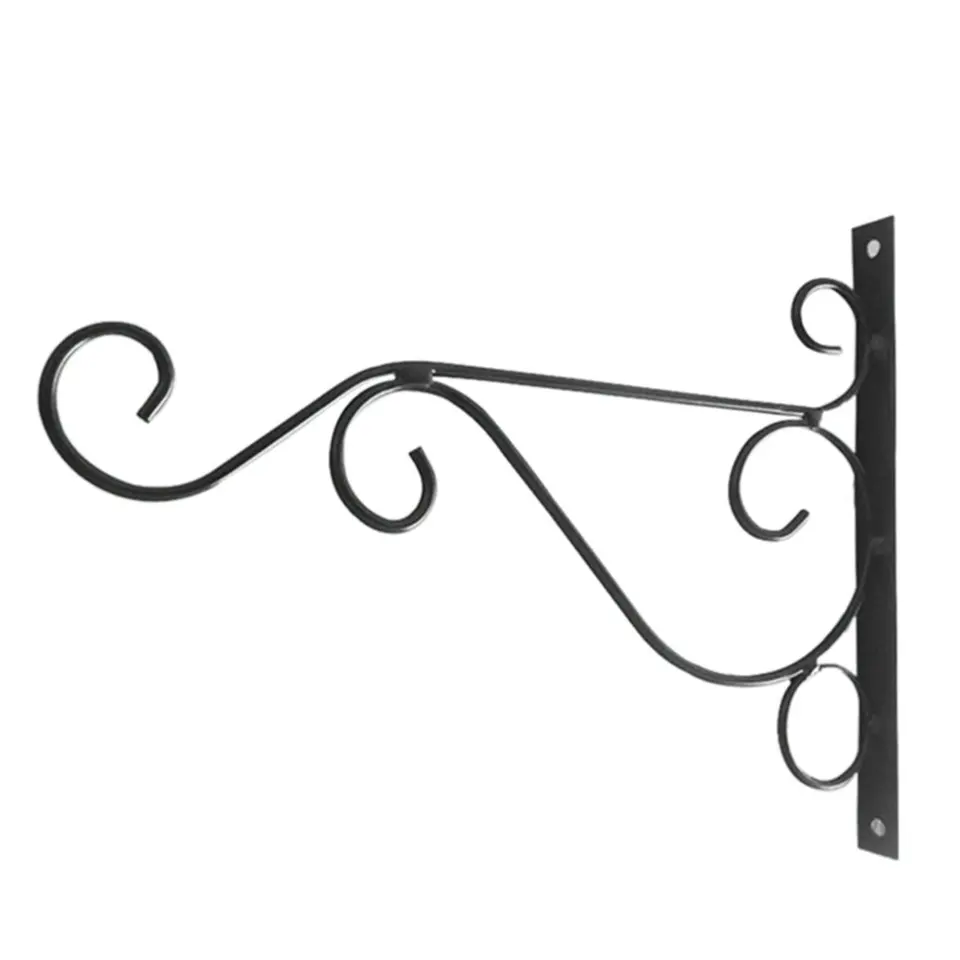 Atrevida Flor De Hierro Forjado Soporte De Pared Soportes