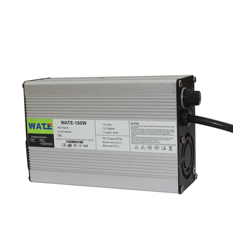 Carregador de Bateria Inteligente com Parada Wate Carregador 48v Li-ion Limn2o4 - Lamoo2 Ferramenta Automática 54.6v 2a 13s - Image 6