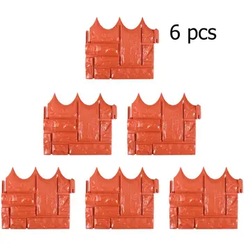 

6PCS Mini Plastic Fence DIY Landscape Plant Bonsai Ornament for Gardening Decoration Lawn