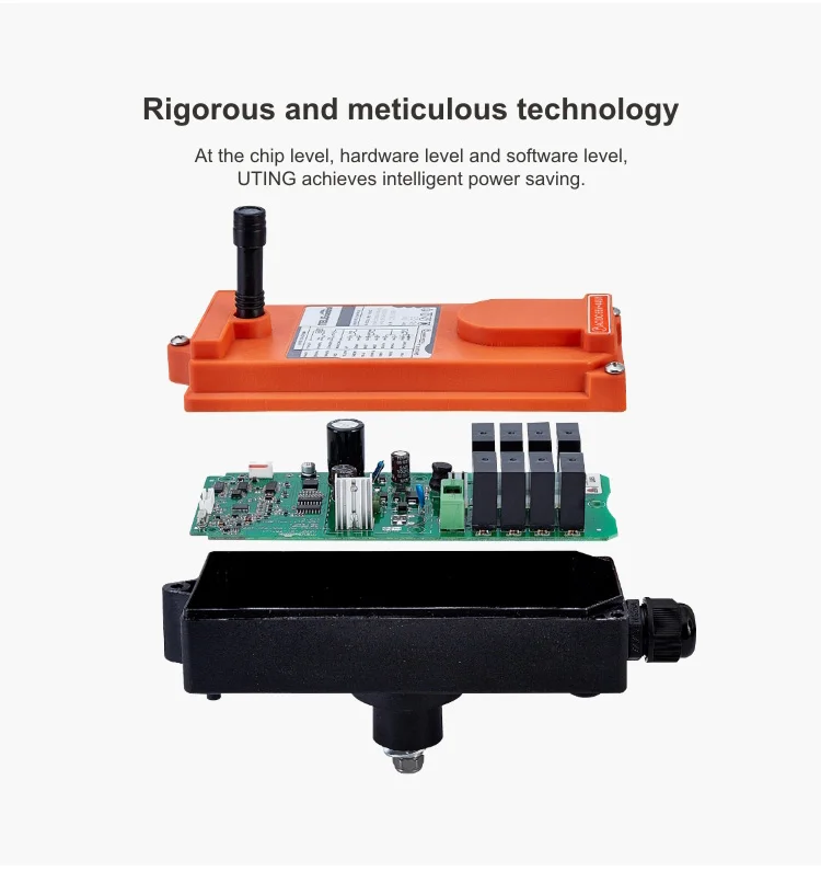 Remoto de Rádio Receptor para Guindastes Universal Indústria Controle Controlador 2 Transmissores 1 - Talha F21-e1 18 controlador (2 transmissores 1 receptor) para guindastes talha controlador