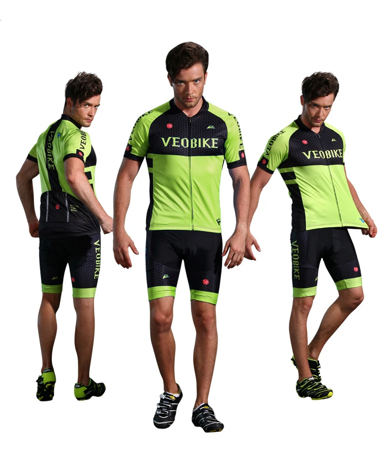 Top Quality Short Sleeve Cycling Jersey Sets Ropa Ciclismo Hombre Bicycle Uniform Quick-dry Bike Clothing MTB Cycle Clothes