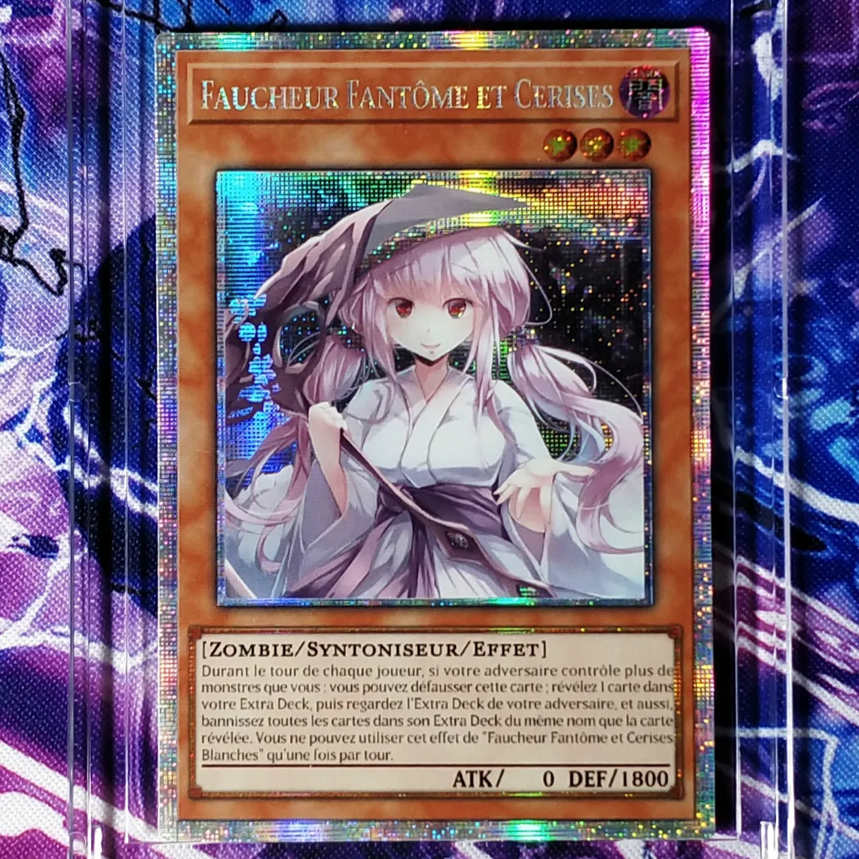 Yu Gi Oh French Ghost Reaper Winter Cherries Diy Colorful Toys Hobbies Hobby Collectibles Game Collection Anime Cards Game Collection Cards Aliexpress