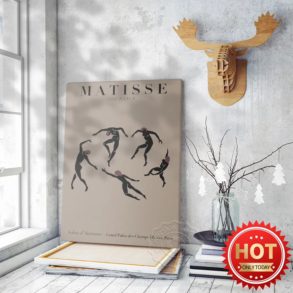 

Henri Matisse Art Retro Poster, Dance Print Art, Exhibition Print Poster, Matisse Wall Art, Vintage Art Wall Picture, Home Decor