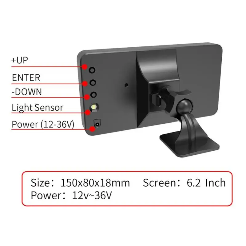 VODOOL C1090 GPS Tacho C60 Auto HUD Head Up Display C80 C90 Großen Bildschirm Digitale KM/h MPH Aut