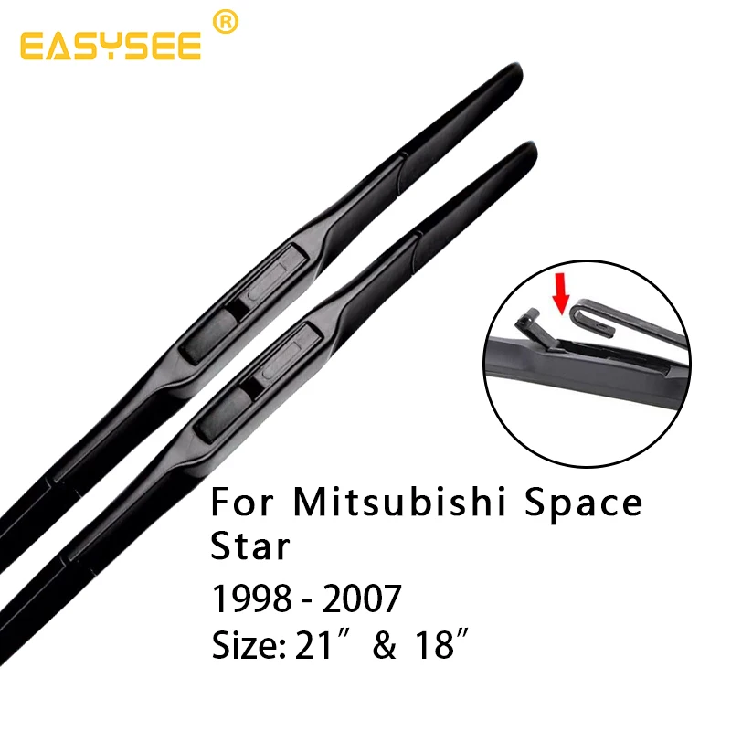 Стеклоочистители для лобового стекла Mitsubishi Space Star подходят моделей с 1998 по 2017 год