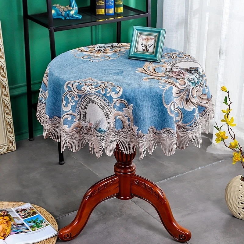 Cena Luksusowa woda koronka rozpuszczalna Tassel jakość Tapete świąteczne wesele europejskie meble dekoracyjne Hotel Villa oferuje obrus