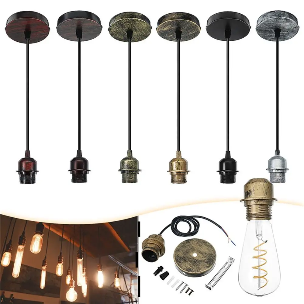 

E27 Fabric Flex Ceiling Light Romantic Pendant Lamp Holder Fitting Lighting Decoration Interior Craft Chandelier AC110-220V