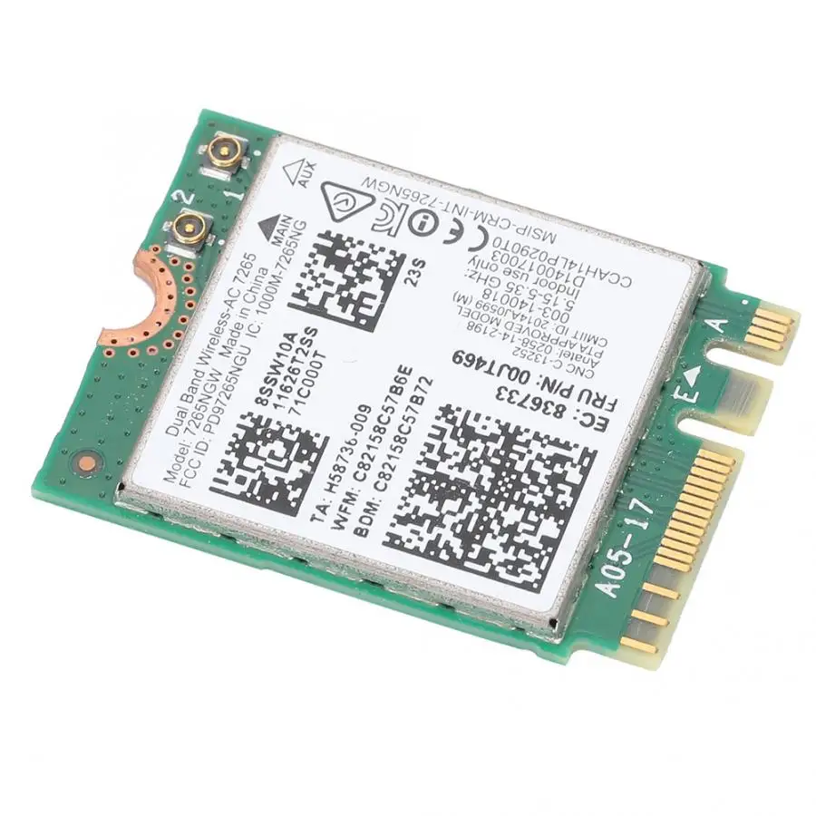 Для Intel Двухдиапазонная Беспроводная AC 7265NGW 867 Мбит/с беспроводная сетевая карта с Bluetooth 4,0 для ThinkPad E450/E550/YOGA 14 серии