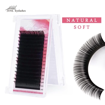 

mink lashes natural eyelash extension all size C CC D DD curl individual lashes extension wimper