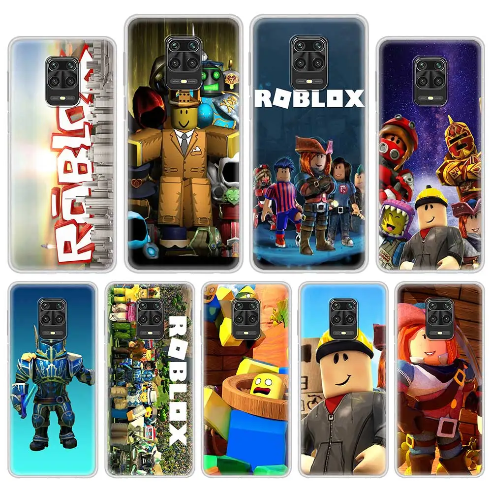 Robloxes игра для Xiaomi Redmi Note 9S 8 9 7 9C 9A 7A 8A 6A 610 K40 K30 Pro Чехол телефона прозрачный мягкий