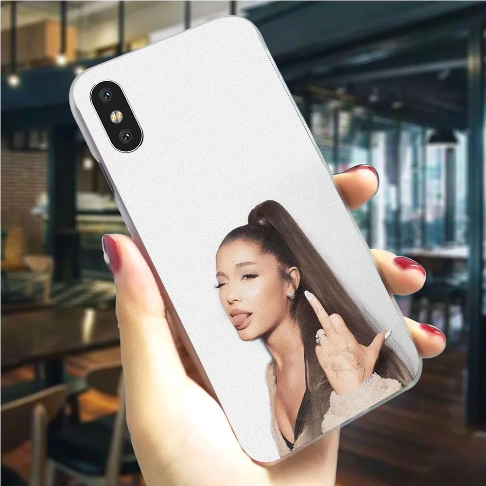 K2522005 Чехол для телефона с рисунком Ariana Grande чехол для iPhone 6 5 5S SE 6 S/6 6S Plus 7 8/7 8 Plus X XS XR Xs Max, Жесткий Чехол - Цвет: K2522005