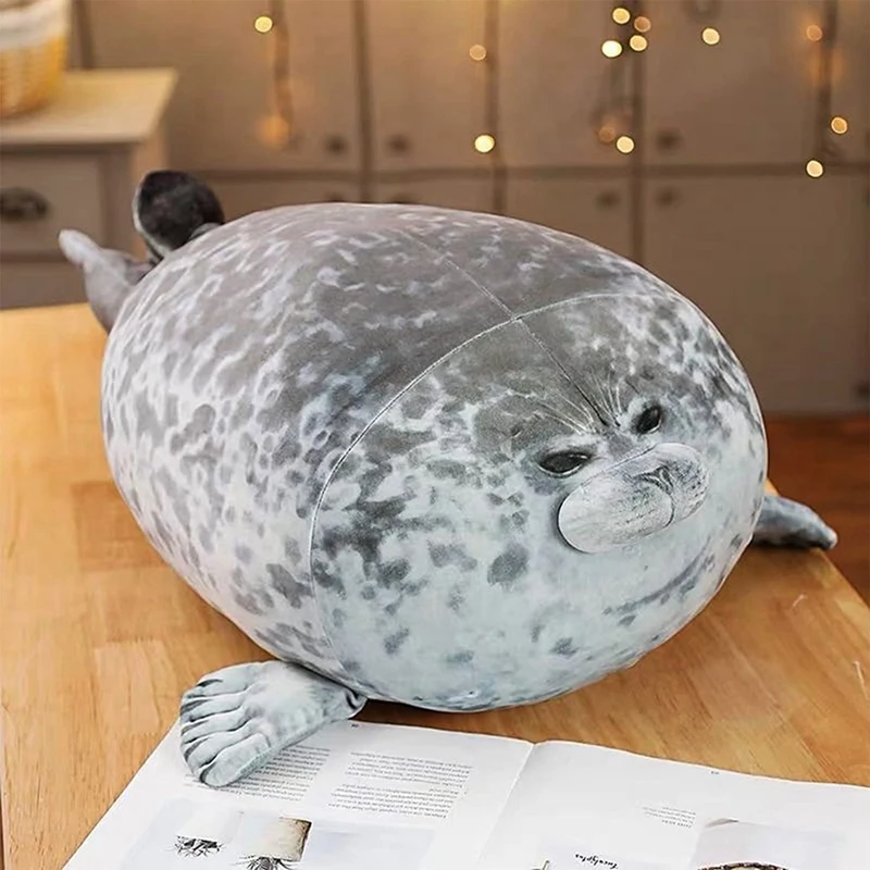 Seal Plush Pillow, Chubby Seal Pillow 
