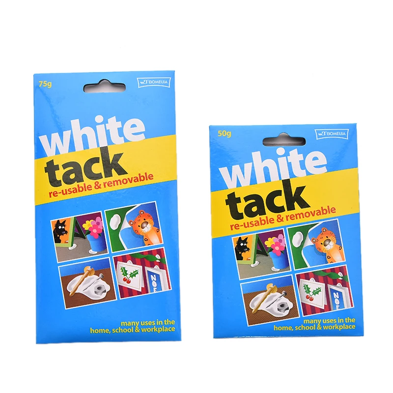 Reusable Adhesive Clay White Tack