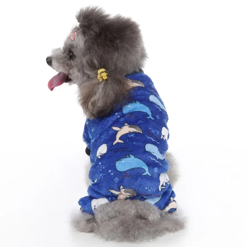 Pet Dog Clothes Jacket Pet Cat Practical Lovely Pajamas Small Medium Dogs Autumn Winter Costumes Pets Dogs Home Outfits Products