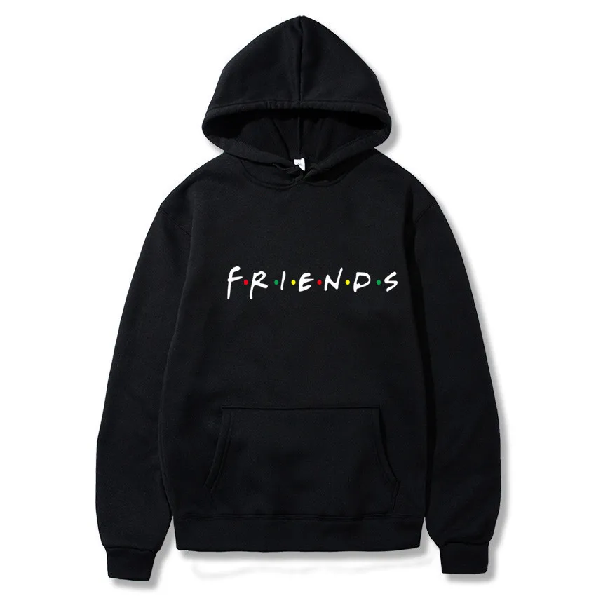 Funny Unisex Hoodies Friends Printed Long Sleeve 2020 Autumn Winter Fleece Pullover Hip Hop Streetwear Hooded Fashion Male Tops  (16)