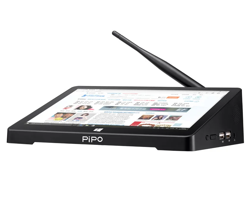 Pipo X12 ТВ приставка 10,8 дюймов IPS1920* 1280 4G ram 64G rom Cherry Trail Z8350 четырехъядерный BT HDMI Win10 Мини ПК почерк RS232 4* USB