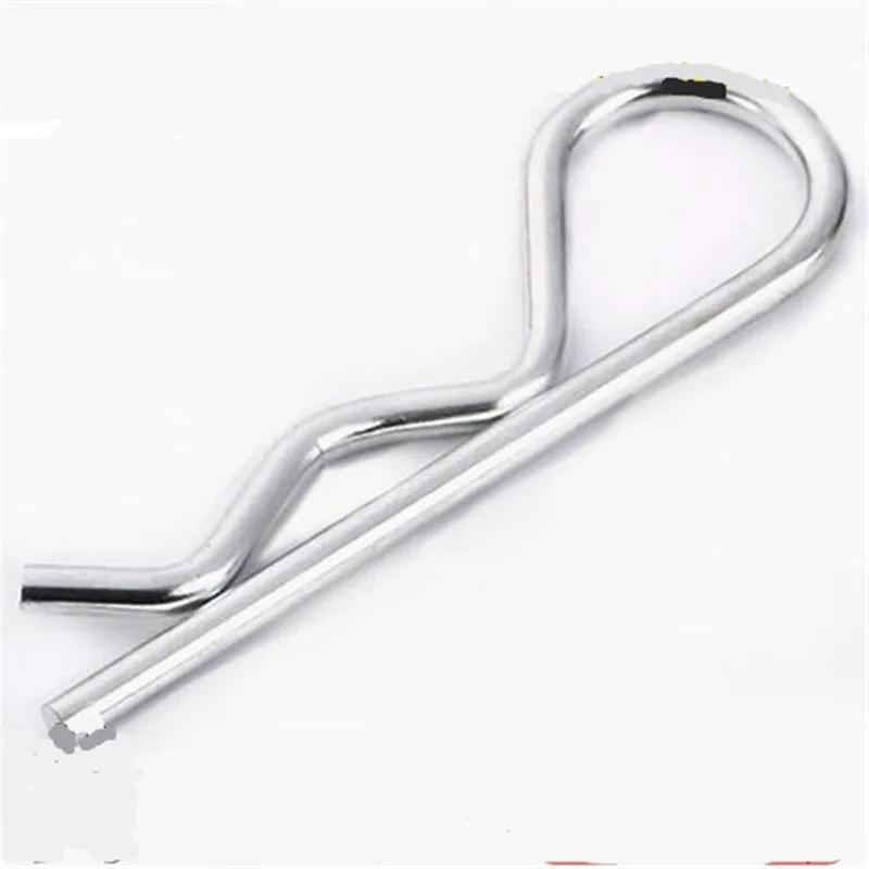 

M1.2-M4 DIN11024 JIS B1360SPA Anti-Rust Hair Pin Hitch Retaining R Clip Lynch Cotter Spring Split Cotter Pins Fastener Pin