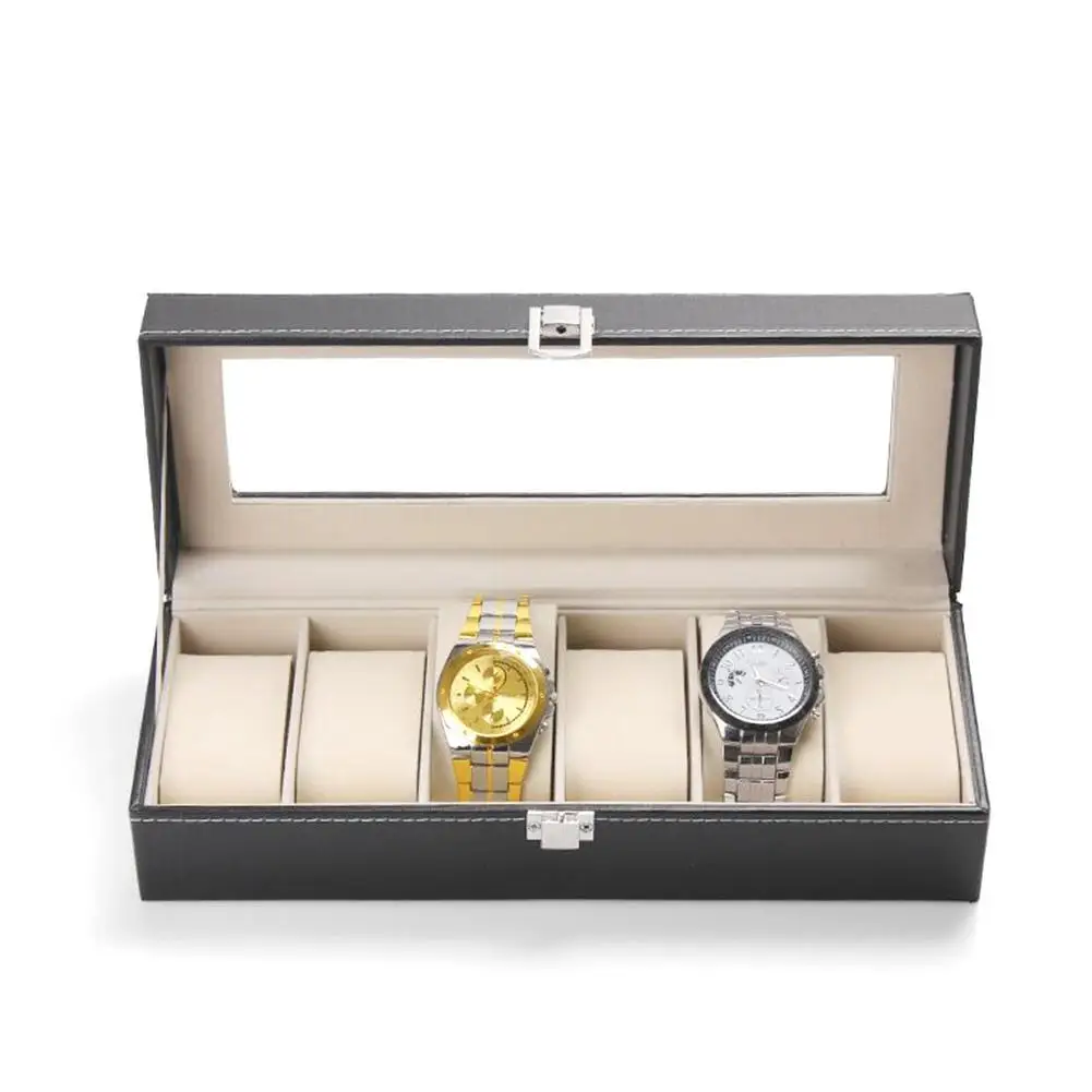 

6-box Watch Case Display Box Watch Storage Box Watch Boxes And Packaging Watch Holder Watch Gift Box Watch Display Stand