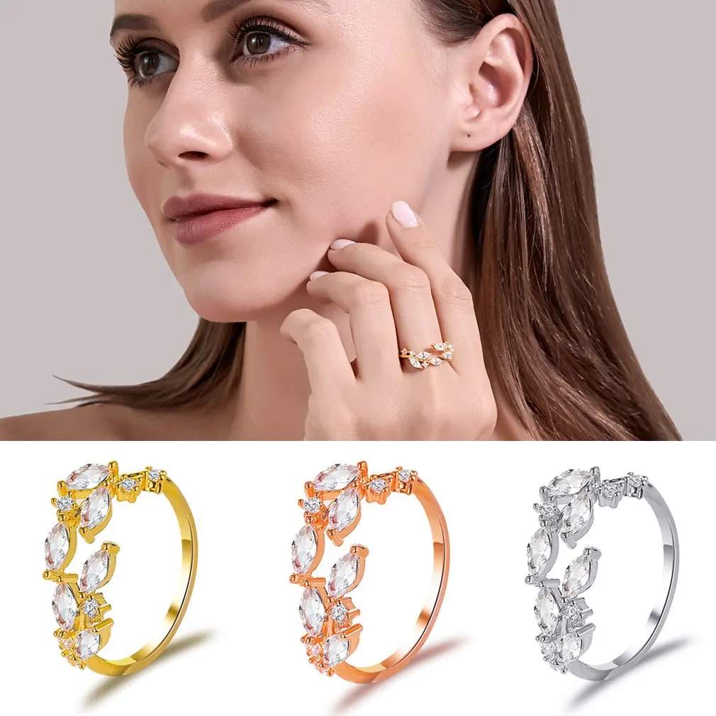 

The New Bohemia Gold Hollow Geometric Finger Multi layer Open Ring for Women Wedding Rings Adjustable Knuckle Finger Jewelry