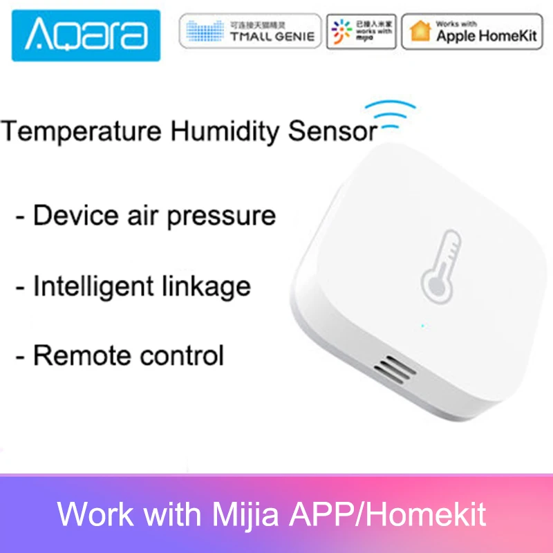  New Original Aqara Temperature Humidity Sensor Smart Home Device Air Pressure Work With Android IOS - 32977883360