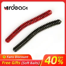 

ARDEA 6pcs soft plastic lure worm lure 100mm 6.3g soft bait lure silicone lure perch lure Striped worm soft fishing lure