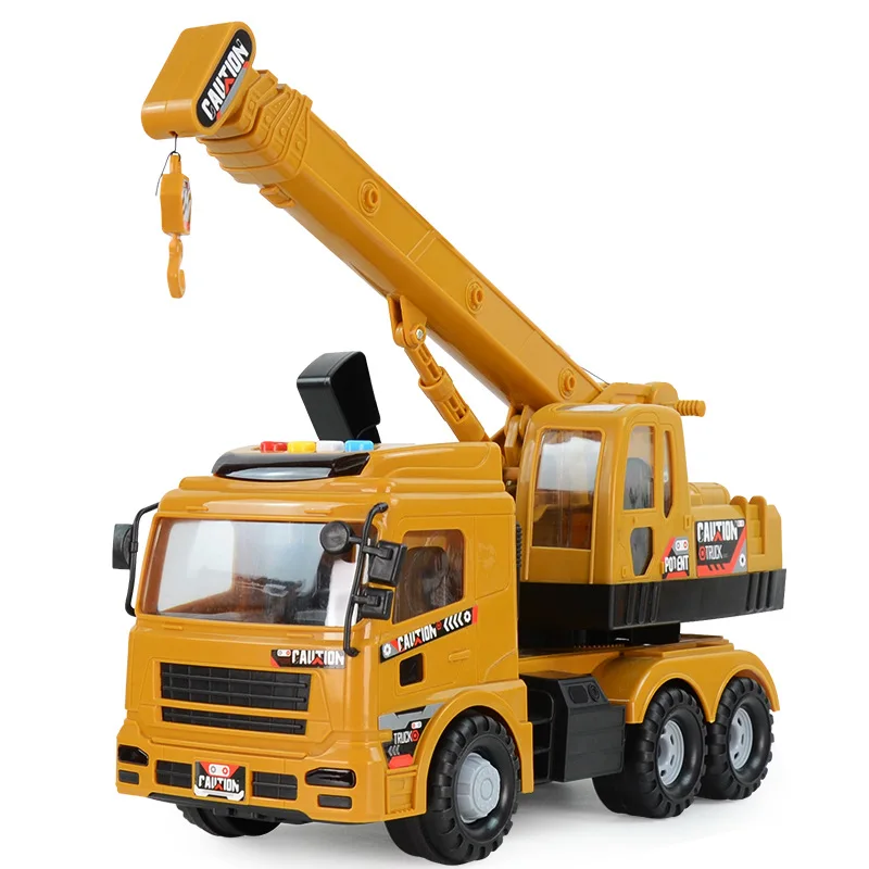 Big Size Engineering Vehicle Truck Die-cast Car Excavator Crane Mixer Dump  Truck Model Toy Music Light For Kids Sand Game - Railed/motor/cars/bicycles  - AliExpress