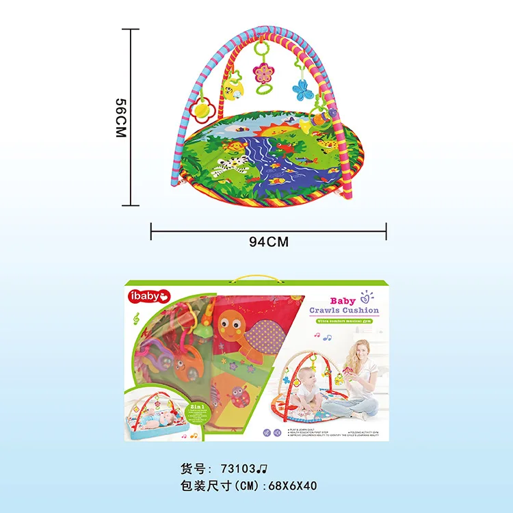 Детская стойка для фитнеса, игровой коврик для ползания, горячая распродажа, детский коврик для ползания, Интерактивная игрушка для ползания