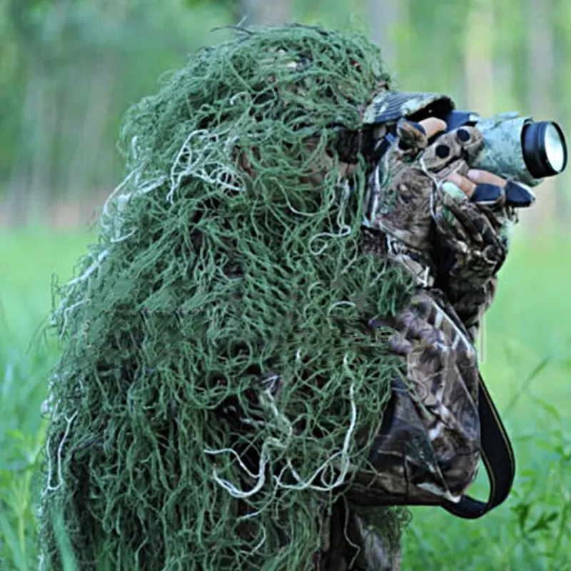 Открытый 80*90 см Военная джунгли камуфляжная шляпа охотничья Кепка Ghillie костюм шляпа камуфляжная кепка s для снайперской охоты на оленя