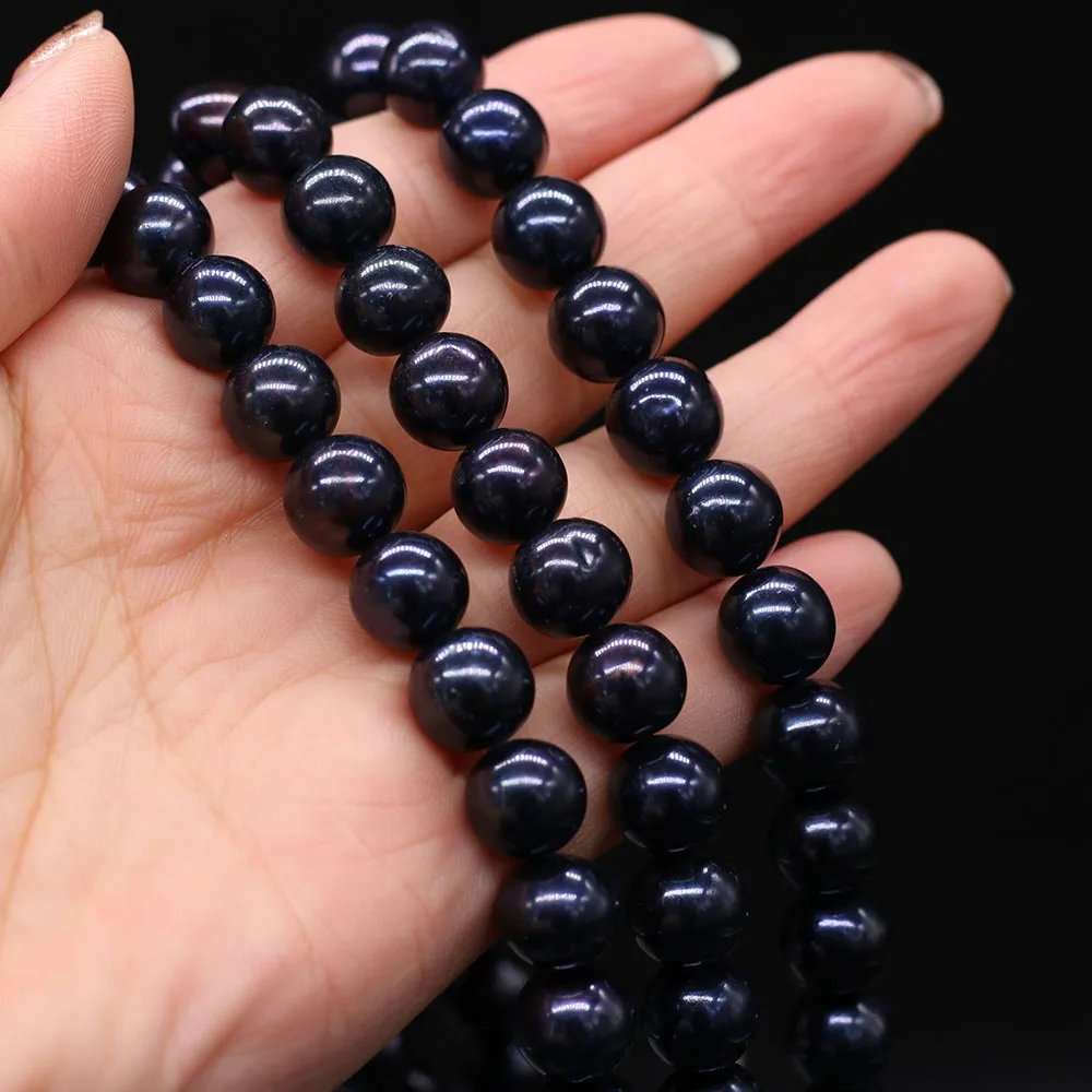 Black Natural Fresh Water Pearl Beads 9-10mm DIY for Jewelry Making Necklaces Bracelet Earrings Accessories Gift