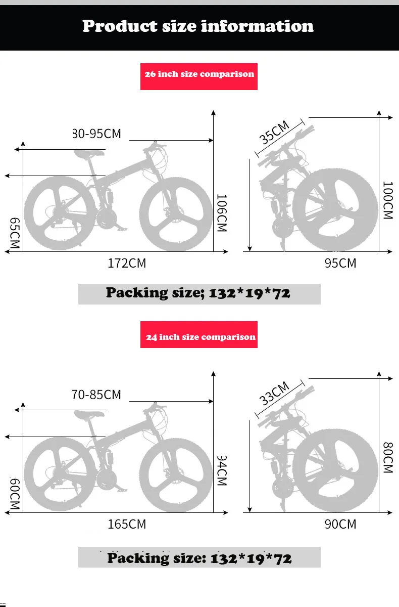 Clearance 26Inch Folding Mountain Bicycle 21Speed Double Shock Absorption Off-Road Variable Speed Top editioAdult Student One-Wheeled Bike 7