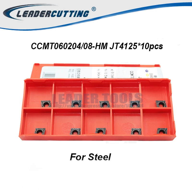 CCMT060204-HM CCMT060208-HM JT4125 CCMT09T304-HM CCMT09T308-HM * 10 шт. карбидные вставки для SCLCR/SCKCR поворотная