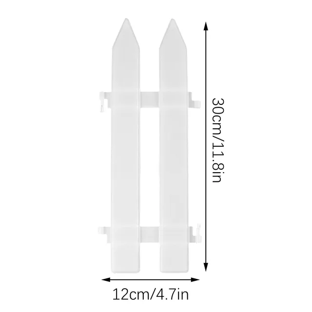 Mini Kis Kerítés Akadály Fa Kézműves Diy Kerti Készlet Növény Virág Cserepes Táj Dekoráció Tartozékok Miniatűr #T2P - Image 6