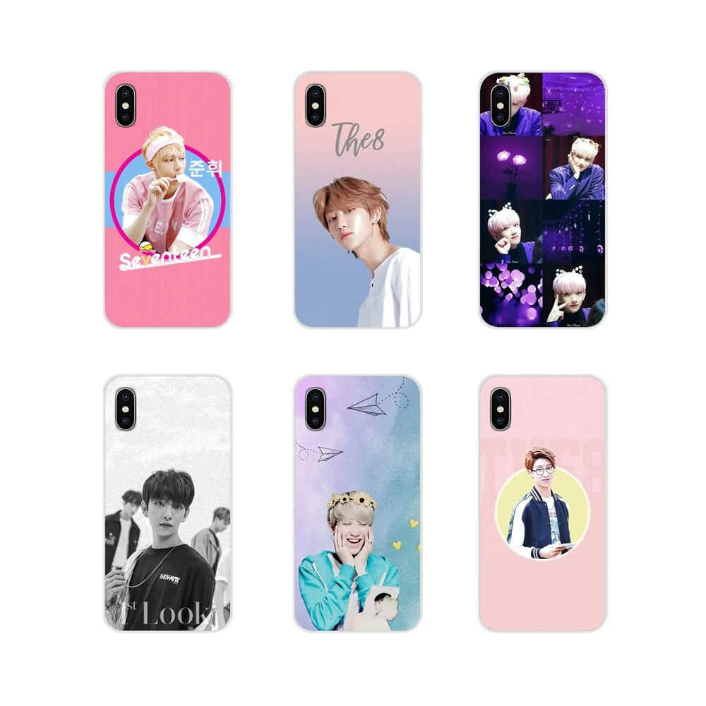 Семнадцать Джошуа kpop THE8 мягкий прозрачный чехол КРЫШКА ДЛЯ samsung Galaxy J1 J2 J3 J4 J5 J6 J7 J8