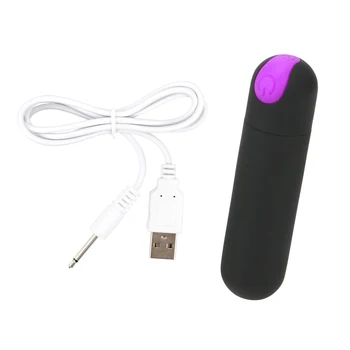 10 Mini Bullet Vibrator Speed Strong Vibration G-spot Massager Powerful Finger Design USB Rechargeable Sex Toys for Women 5
