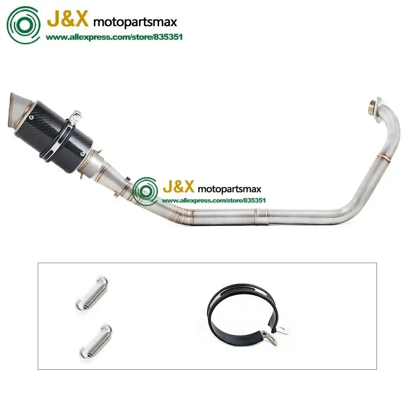 Полная выхлопная система мотоцикла Escape slip on для yamaha YZF R15 MT15 MT-15 2008- средняя труба глушителя DB-Killer