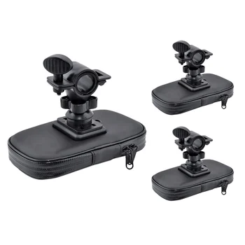 

Bicycle Motorcycle Phone Holder Waterproof Case Bike Phone Bag for iPhone Samsung Mobile Stand Support Scooter Cover