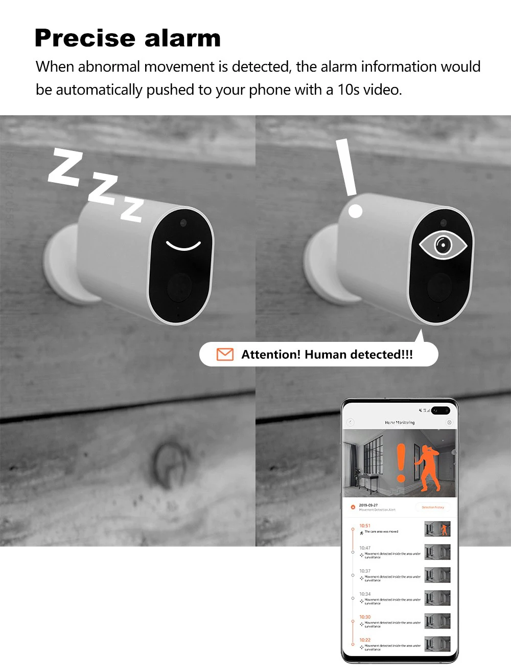 Xiaomi inteligente ao ar livre câmera ec2
