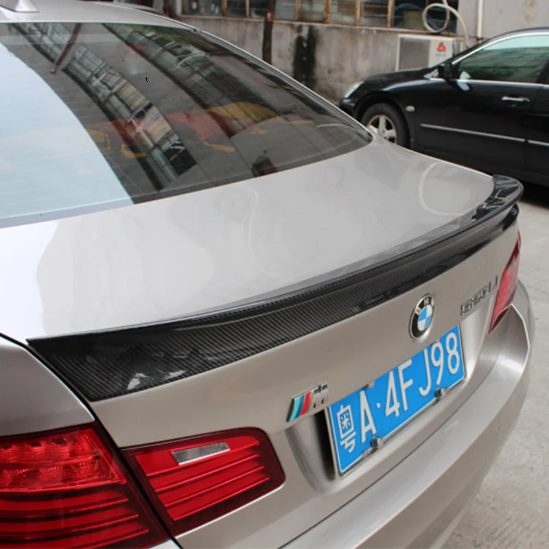 F10 M5 углеродное волокно задний спойлер для багажника крыло BMW 5 серии седан AC Стиль