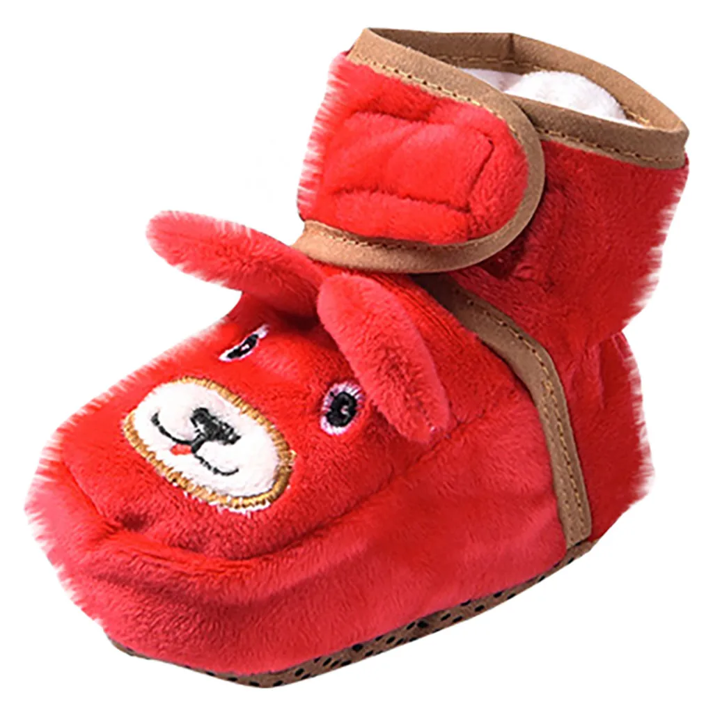 Зимняя Теплая обувь для маленьких девочек и мальчиков; Muply; Рождественская обувь для первых шагов; нескользящая обувь для новорожденных; обувь для маленьких девочек;# y4