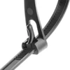 30PCS retractable nylon cable tie, reusable self-locking plastic fixed black nylon cable tie, packaging plastic zipper cable tie ► Photo 3/6