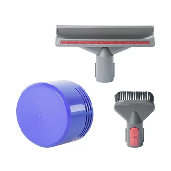 

Top Sale 3 Piece Replacement Parts Attachments Tools Kit Suitable for Dyson V6 V7 V8 V10 ,Filter +Brush Head