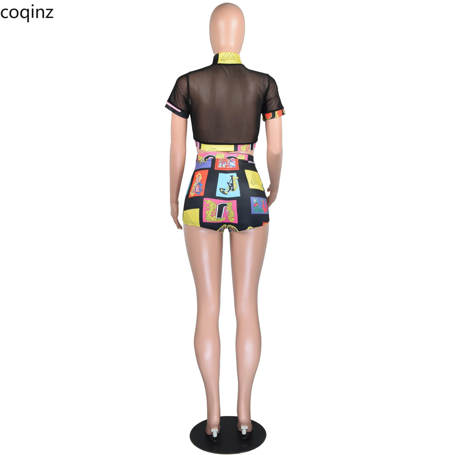 plus size summer two piece set crop top and shorts 2 piece set women club outfits matching sets conjuntos de mujer LD9018