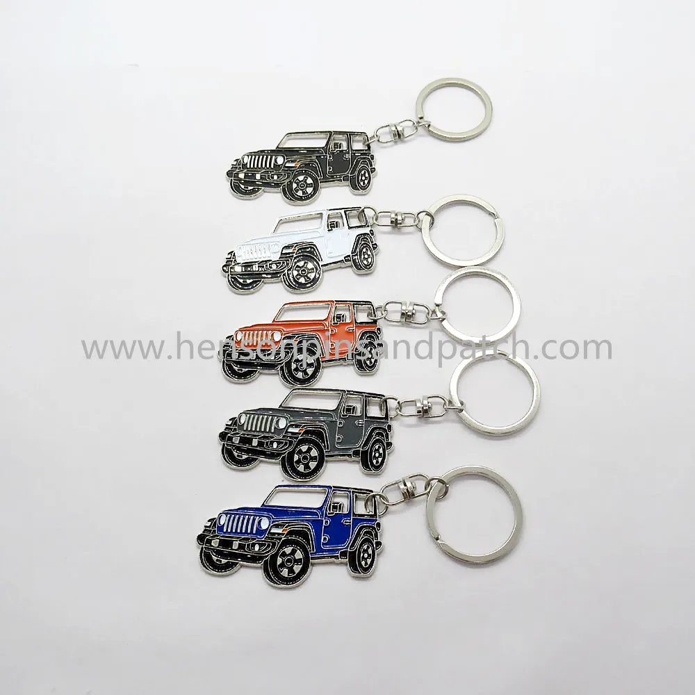 

Custom metal soft enamel car shape key chains , car keyring