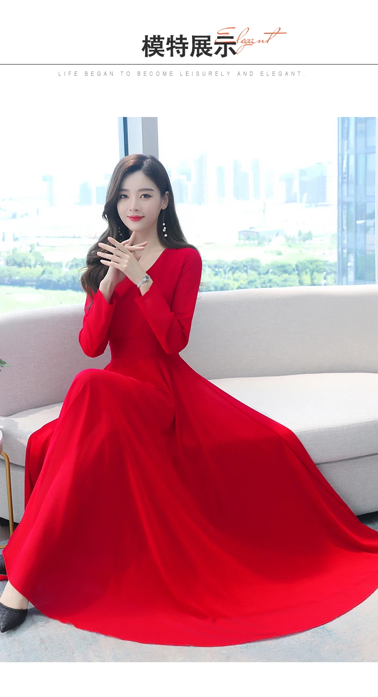Autumn Winter Vintage Chiffon Boho Midi Dress 2020 4XL Plus Size Sexy Casual Maxi Dresses Women Party Long Sleeve Black Vestidos