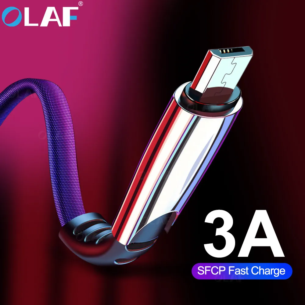 Micro USB Cable 3A Zinc alloy Fast Charging For Xiaomi Android Mobile Phone Data Cable for Samsung Micro Charger