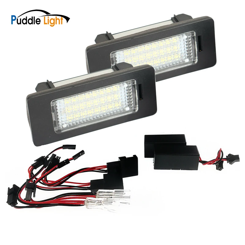 

Error Free Led License Number Plate Light Lamps For Audi A4 B8 Led License Q5 A5 S5 TT B8 Benz GLK CLASS X204 X253 GLK W209